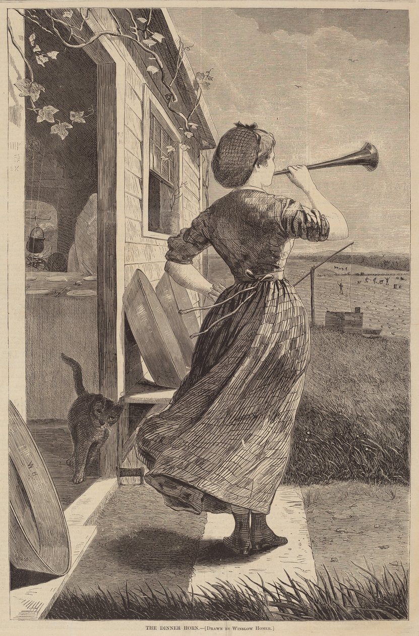 Päivällistorvi tekijältä after Winslow Homer