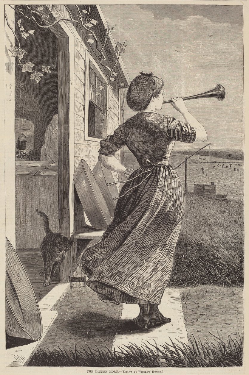 Päivällistorvi tekijältä after Winslow Homer