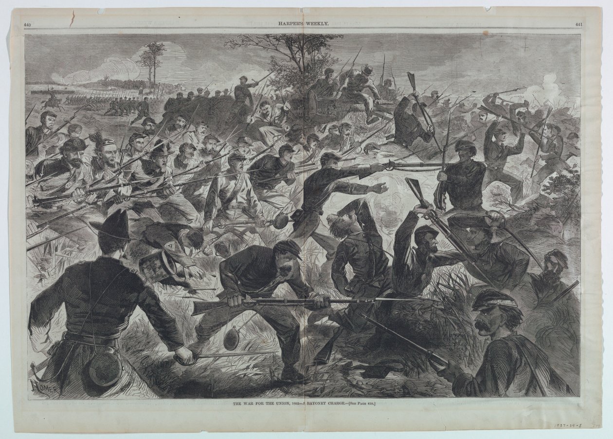 Sota unionin puolesta, 1862 – Bajonettipanos tekijältä after Winslow Homer