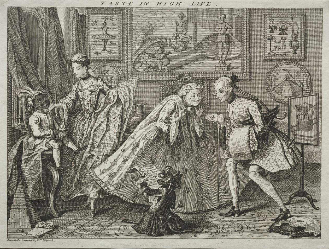 Taste in High Life tekijältä after a design by William Hogarth