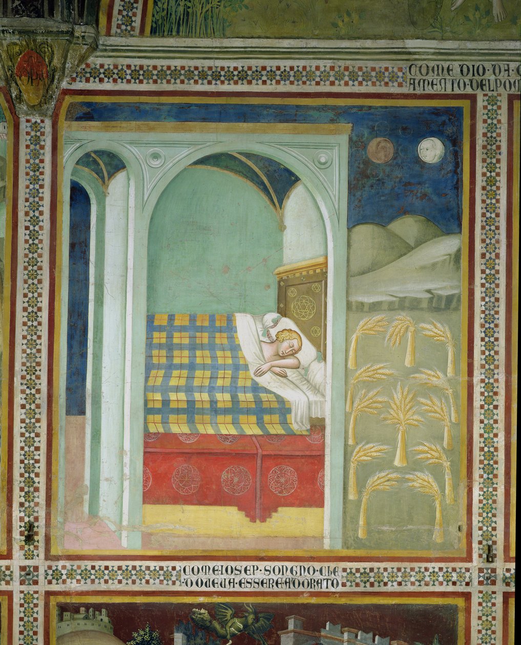 Joosefin unelma, 1356-67 tekijältä also Manfredi de Battilori Bartolo di Fredi