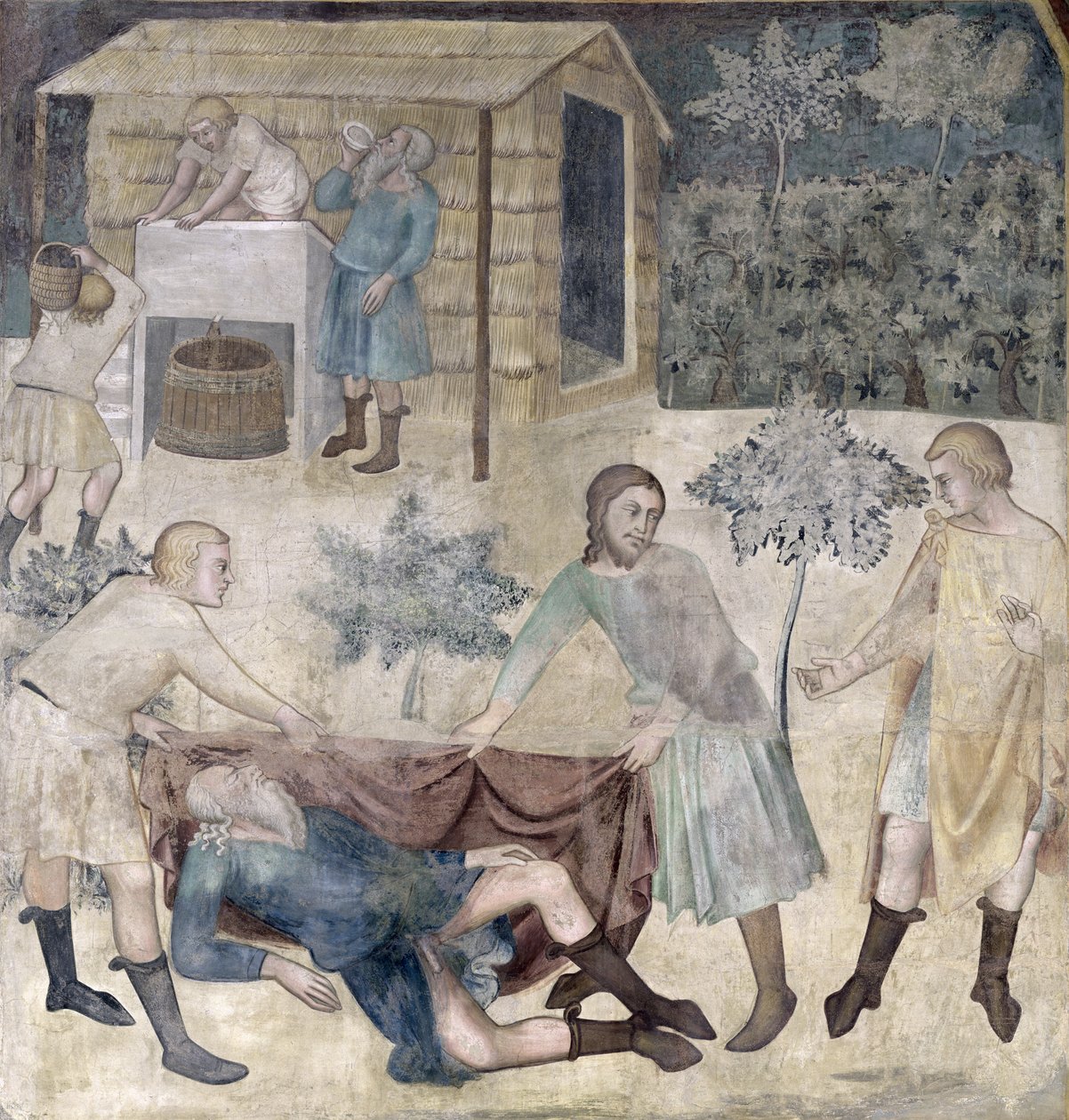Nooan juoppo, 1356-67 tekijältä also Manfredi de Battilori Bartolo di Fredi