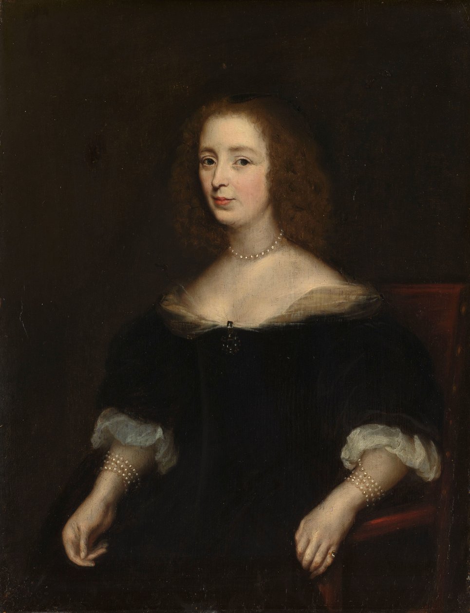 Anna van den Corputin (1599-1645) muotokuva. Jacob de Wittin vaimo tekijältä anonymous (copy after)