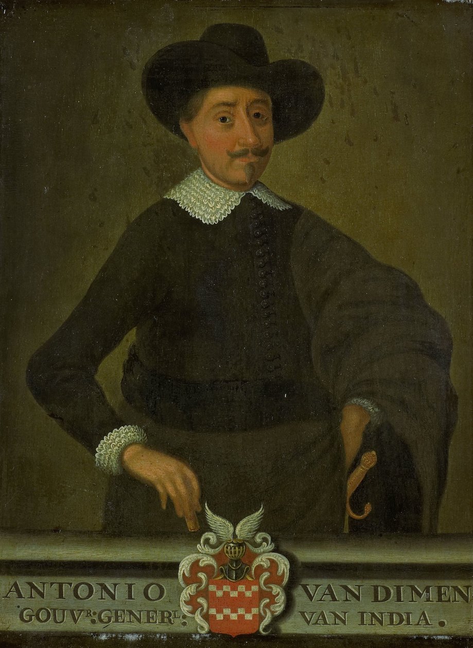 Hollannin Itä-Intian kenraalikuvernöörin Antonio van Diemenin muotokuva tekijältä anonymous (copy after)