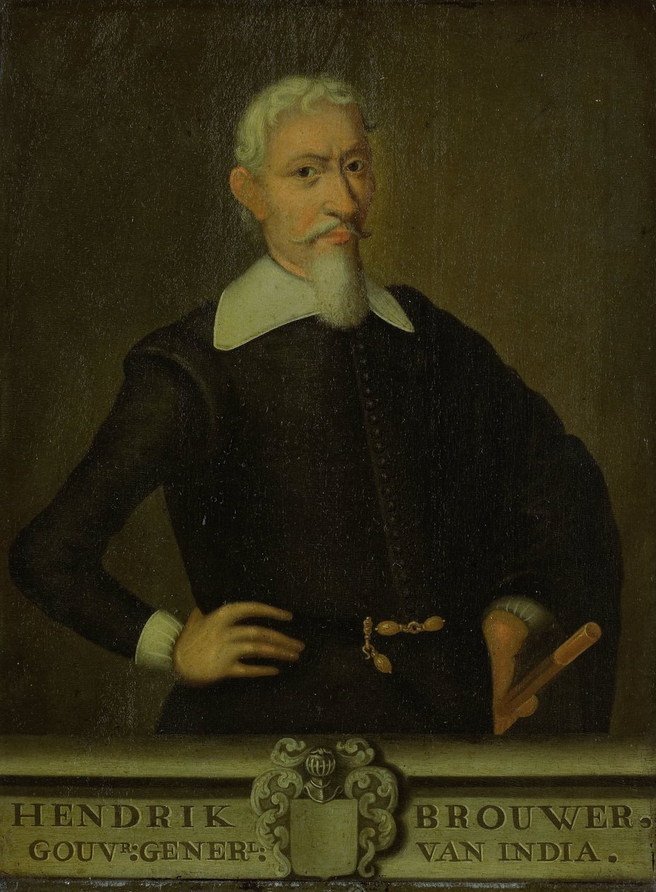 Hendrik Brouwerin, Hollannin Itä-Intian kenraalikuvernöörin muotokuva tekijältä anonymous (copy after)