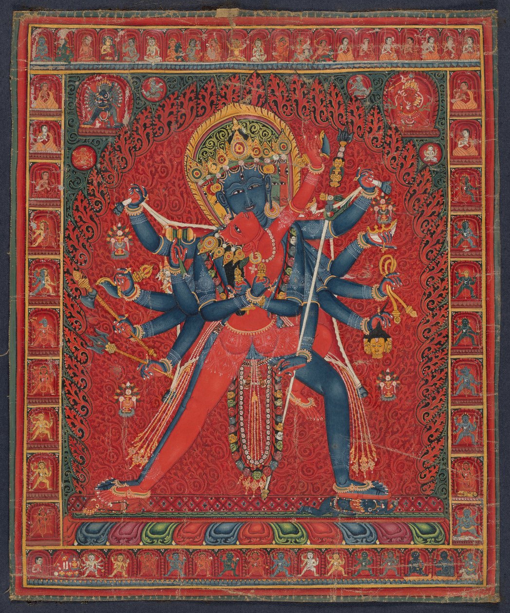 Chakrasamvara ja puoliso Vajravarahi tekijältä anonymous 