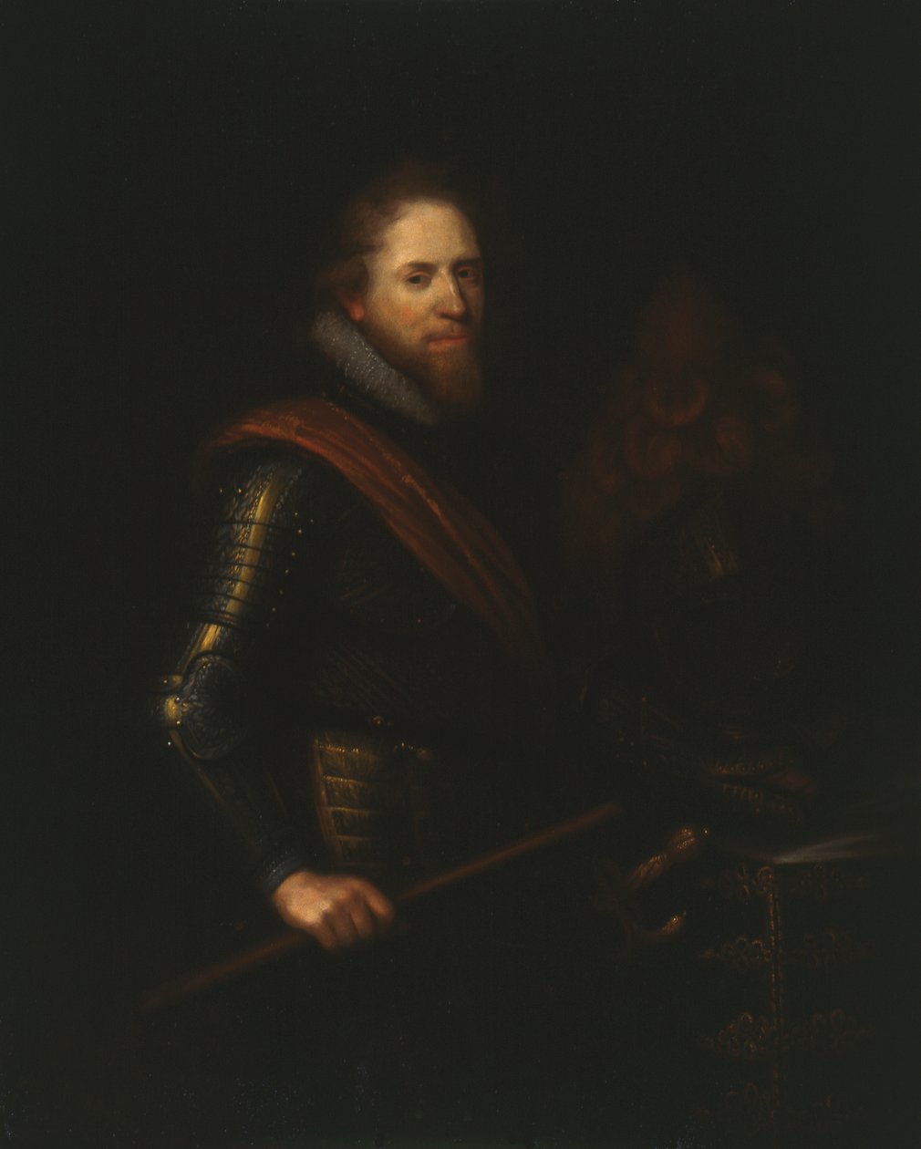 hollantilainen: Maurice (1567-1625), Oranian prinssi Muotokuva Maurice Oranian-Nassaun prinssi (1567-1625) tekijältä anonymous 