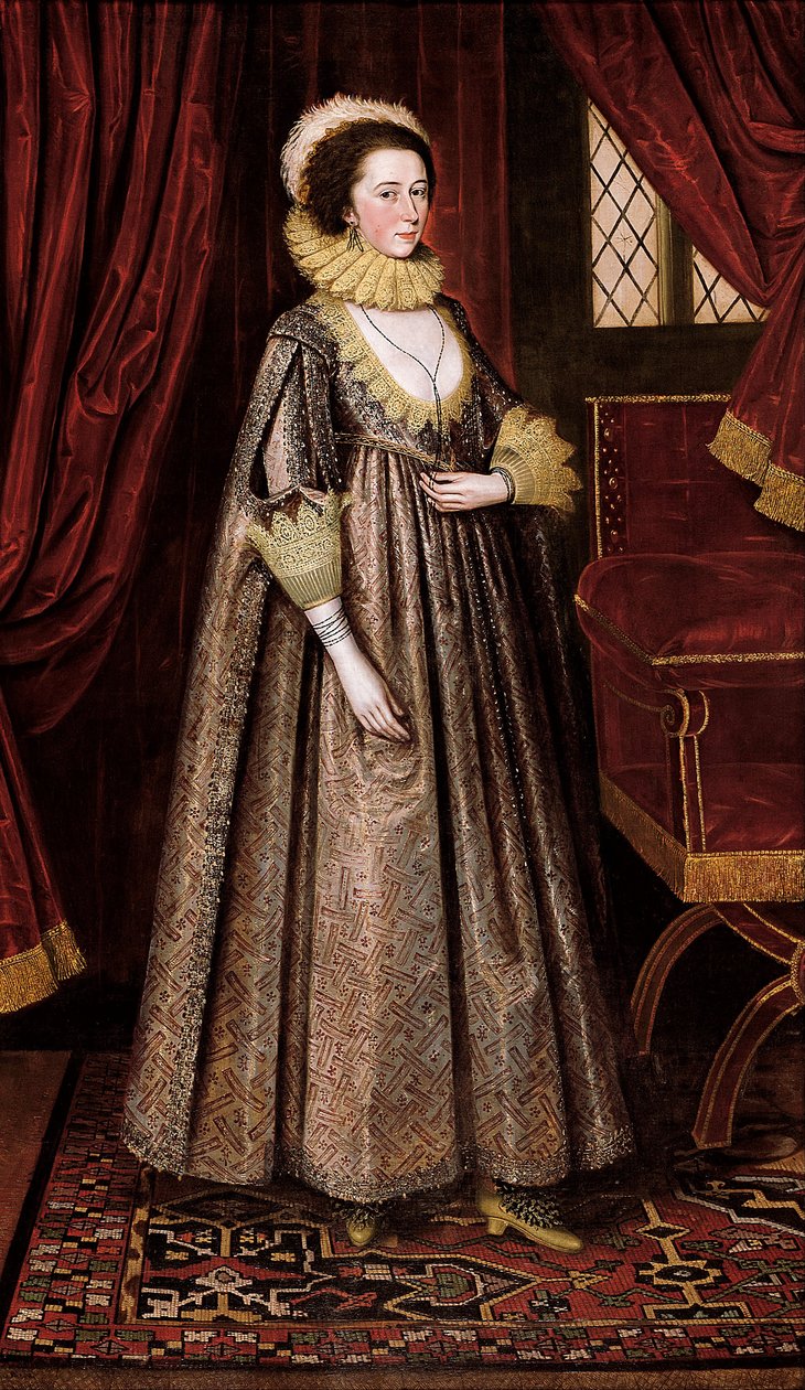 Magdalen Poultney, myöhemmin Lady Aston tekijältä Marcus Garret Gheeraerts the Younger