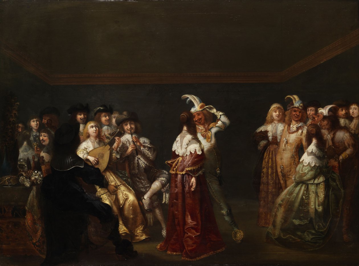 Der Narrentanz tekijältä attributed to Palamedes Palamedesz