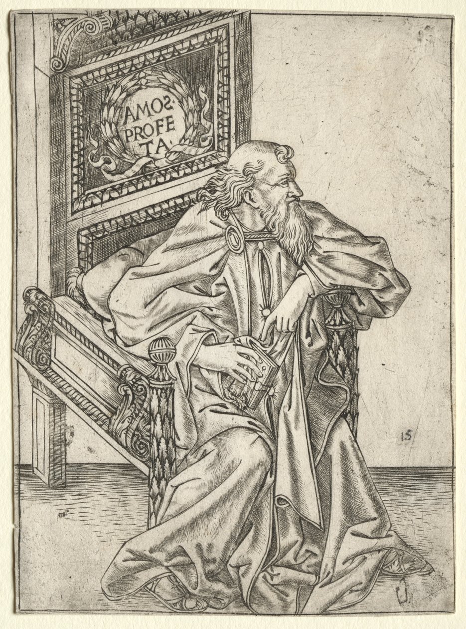 Profeetat: Aamos tekijältä attributed to Baccio Baldini