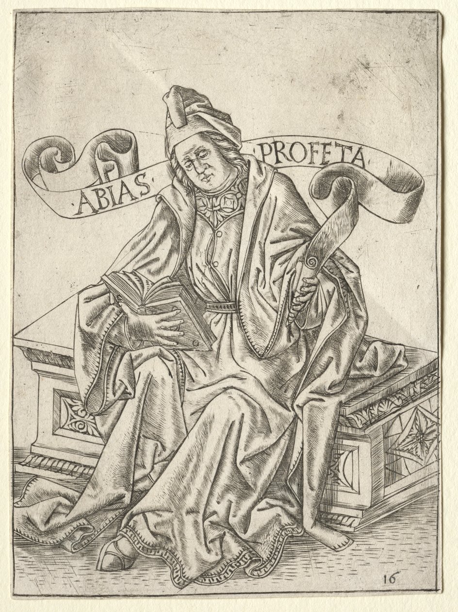 Profeetat: Obadja tekijältä attributed to Baccio Baldini