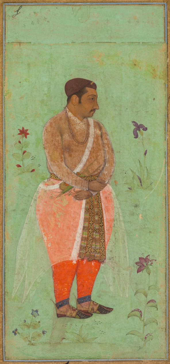 Suraj Singh Rathorin, Marwarin Rajan ja Shah Jahanin äidin sedän muotokuva: sivu Prince Khurram -albumista tekijältä attributed to Bishandas