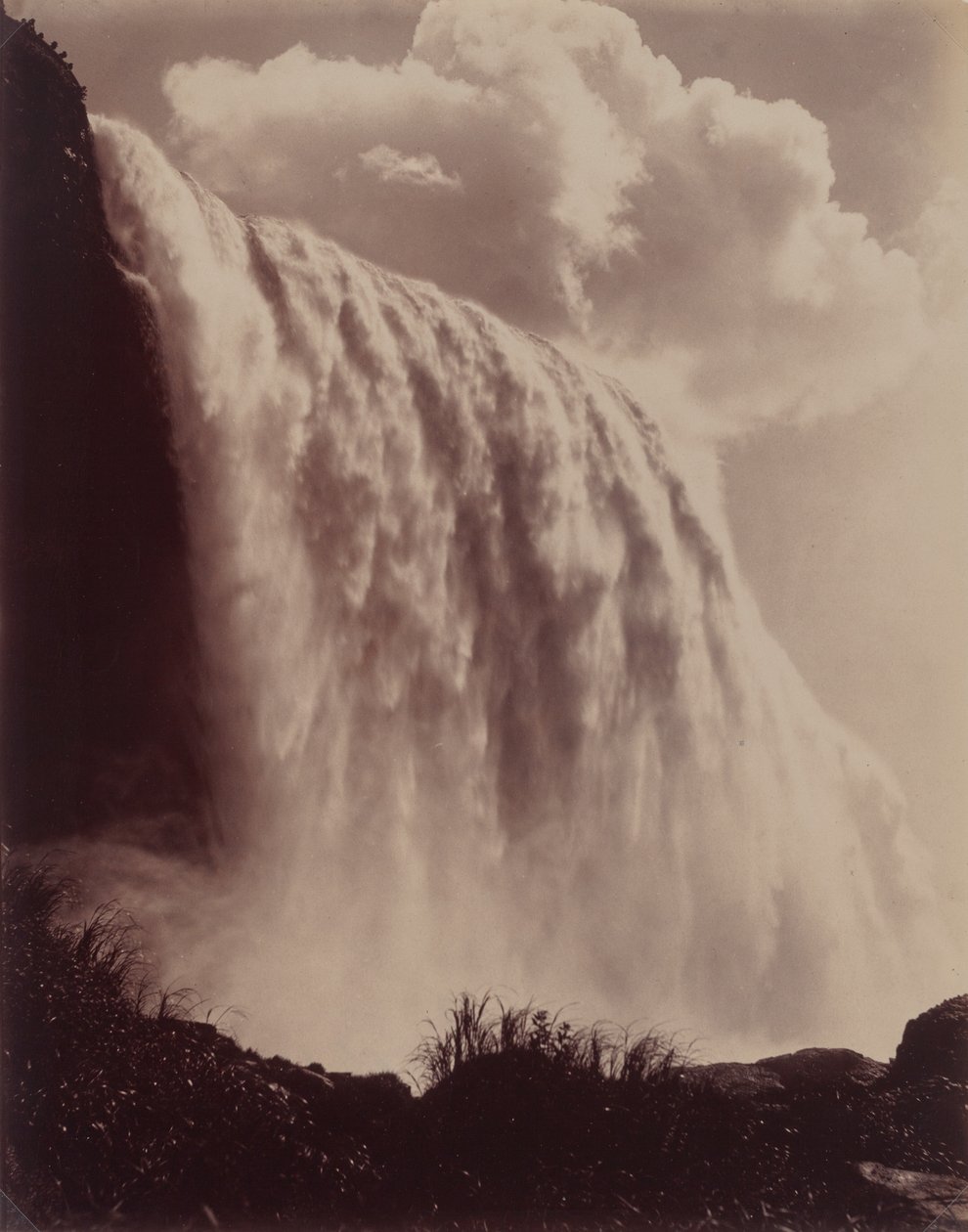 Niagaran putoukset tekijältä attributed to Charles Bierstadt