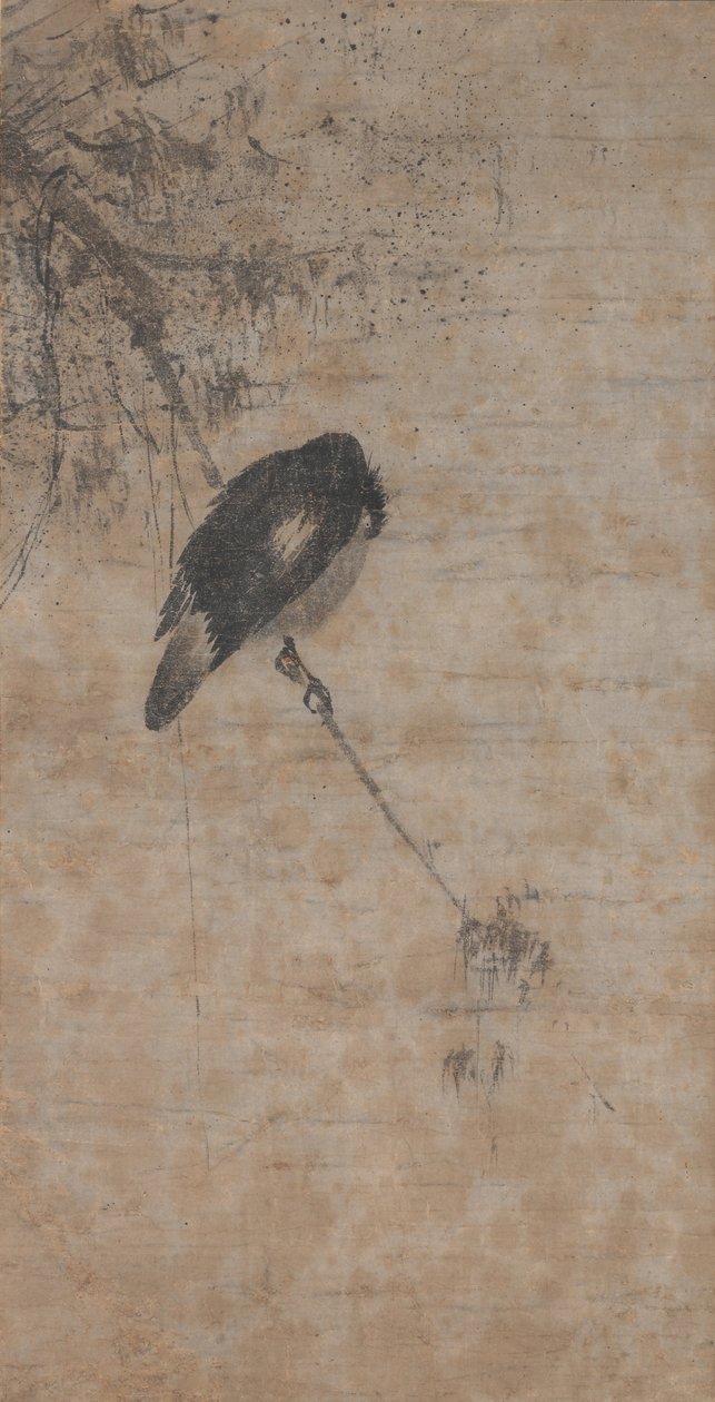 Willow ja Harakka tekijältä attributed to Fachang Muqi