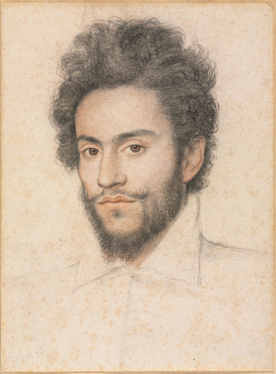 Nuori mies, jolla on parta tekijältä attributed to François Quesnel