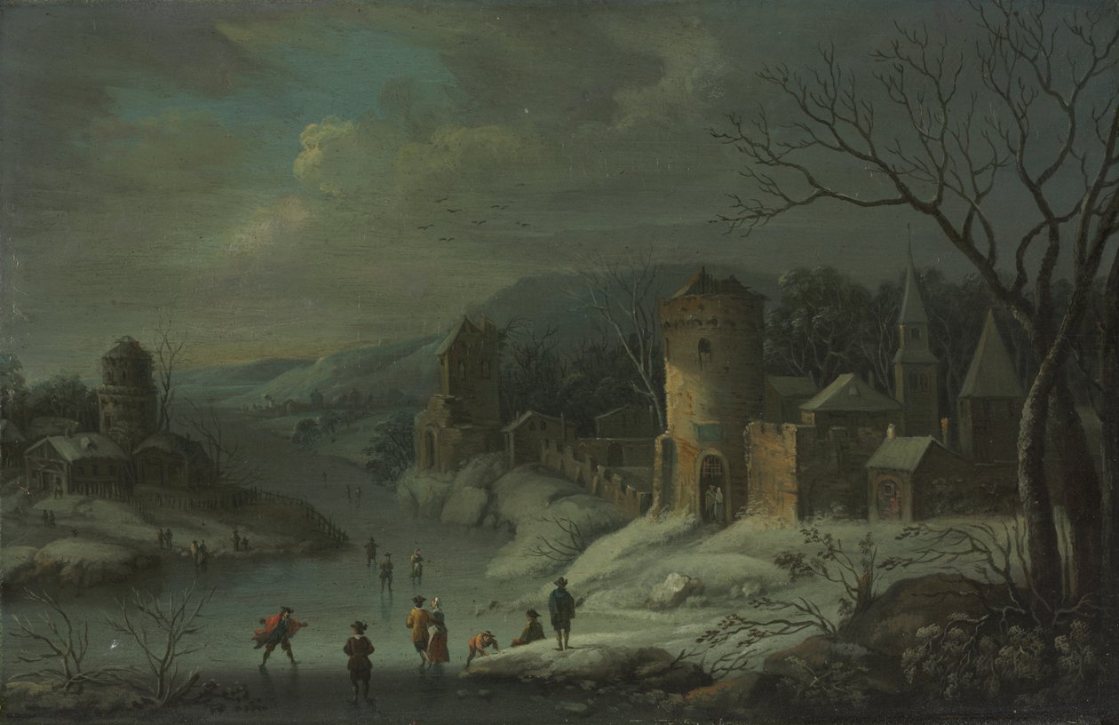 Talvimaisema tekijältä attributed to Jan Griffier