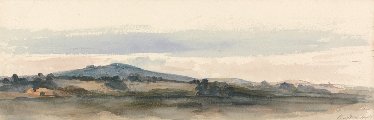 Bardon Hill, Charnwood Forest, Leicestershire tekijältä attributed to Peter DeWint