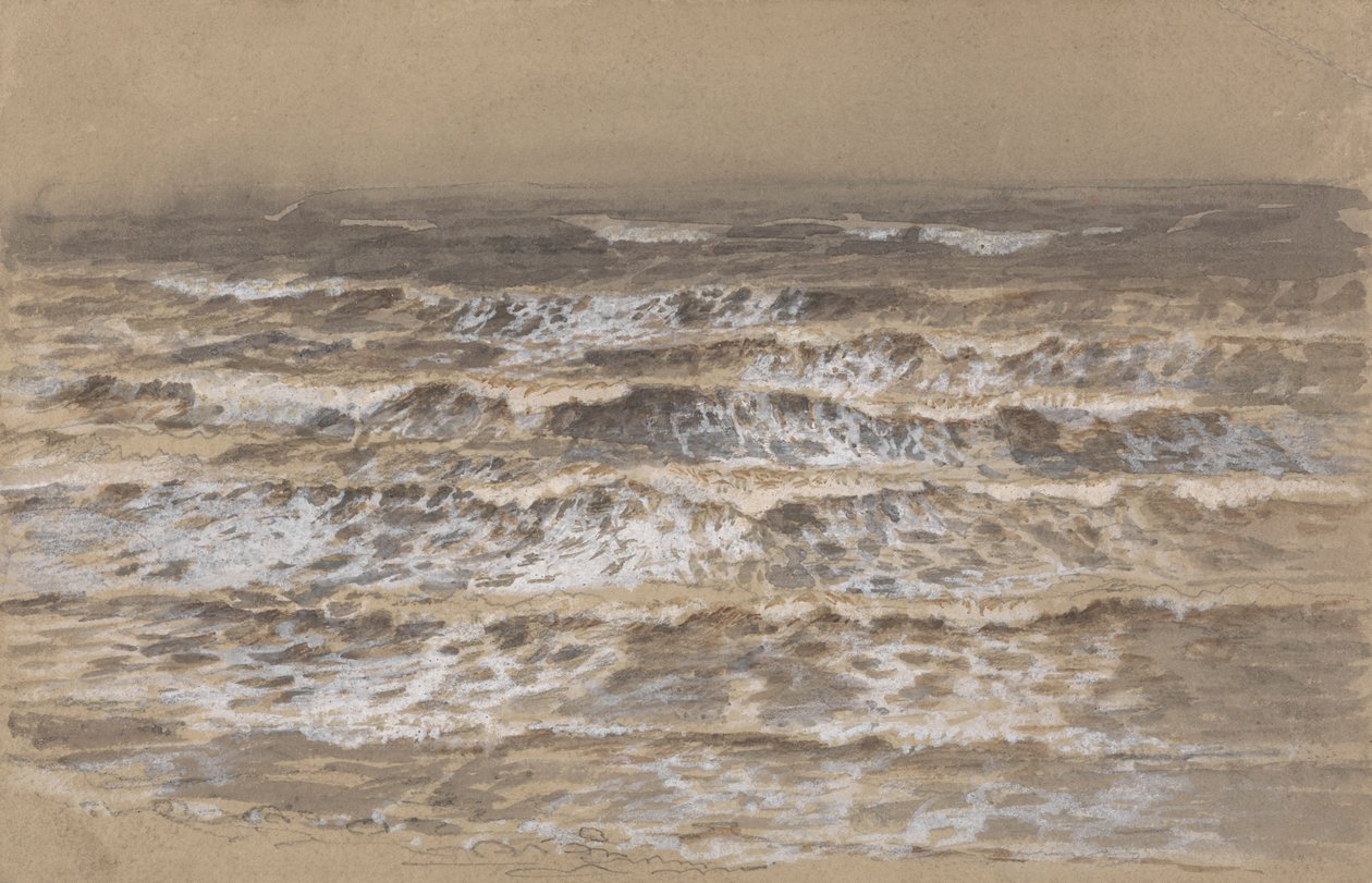 Aaltojen tutkimus tekijältä attributed to Samuel Palmer