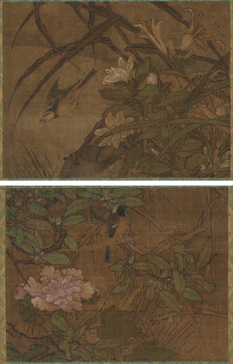 Linnut ja kukat tekijältä attributed to Sesshū Tōyō