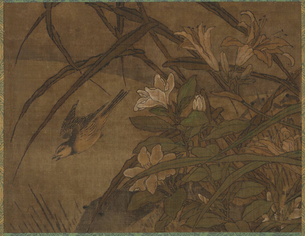 Linnut ja kukat tekijältä attributed to Sesshū Tōyō