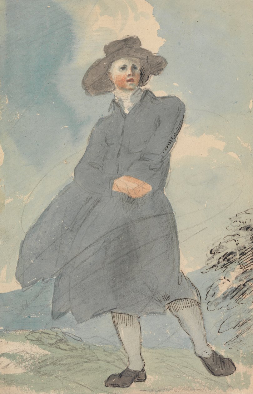 Mies sinisessä viitassa tekijältä attributed to Thomas Barker
