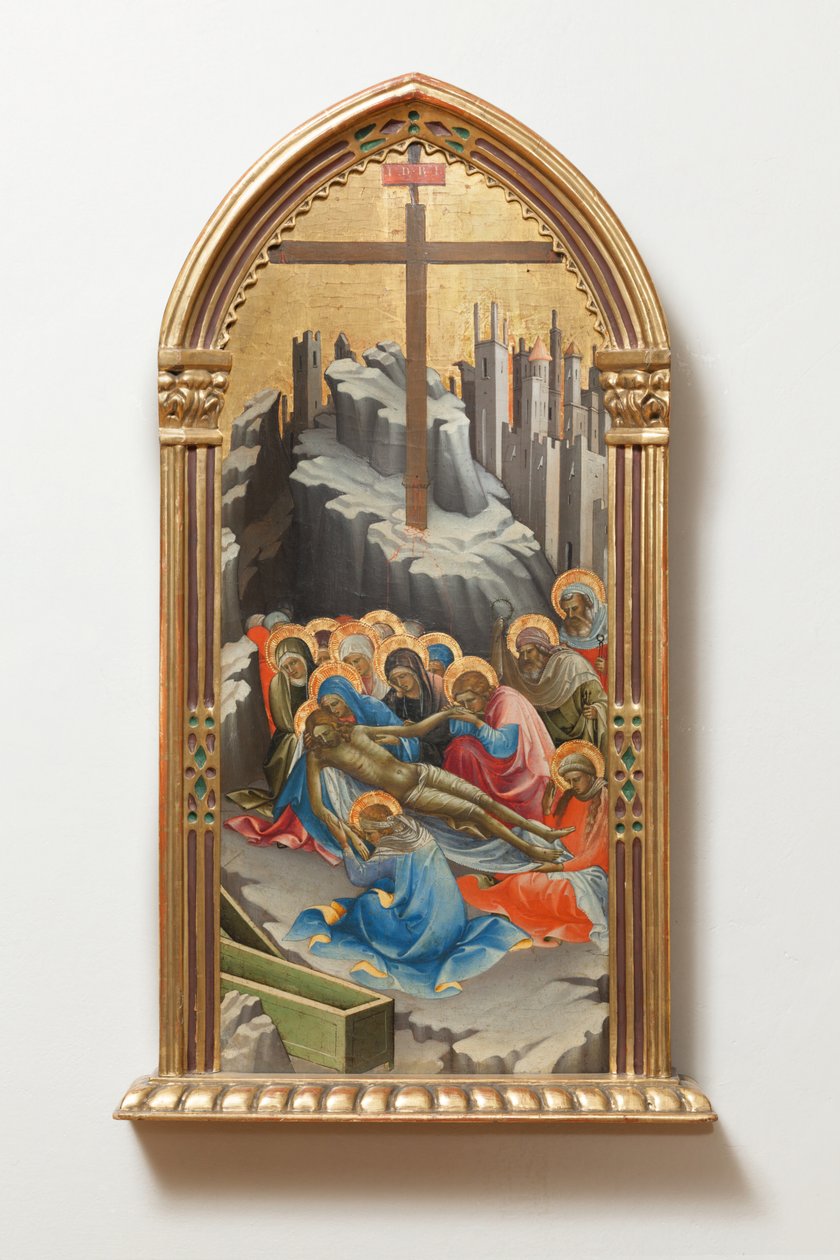 Kristuksen hautaus tekijältä c.1370 1425 Lorenzo Monaco