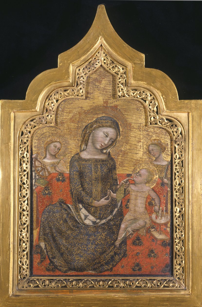 Nöyryyden Madonna tekijältä called Vitale da Bologna Vitale degli Equi