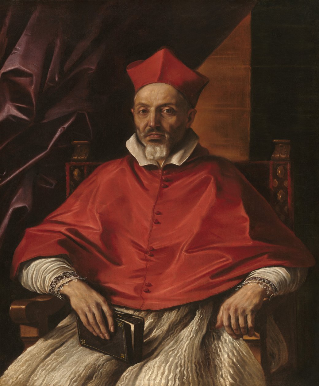 Kardinaali Francesco Cennini tekijältä called Guercino Giovanni Francesco Barbieri