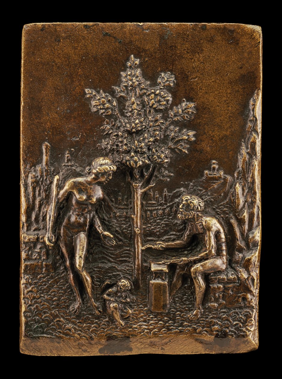 Venus, Cupid ja Vulcan tekijältä called Riccio Andrea Briosco