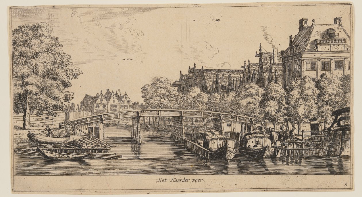 Naeder veer, alkaen Views of Amsterdam tekijältä called Zeeman Reinier Nooms