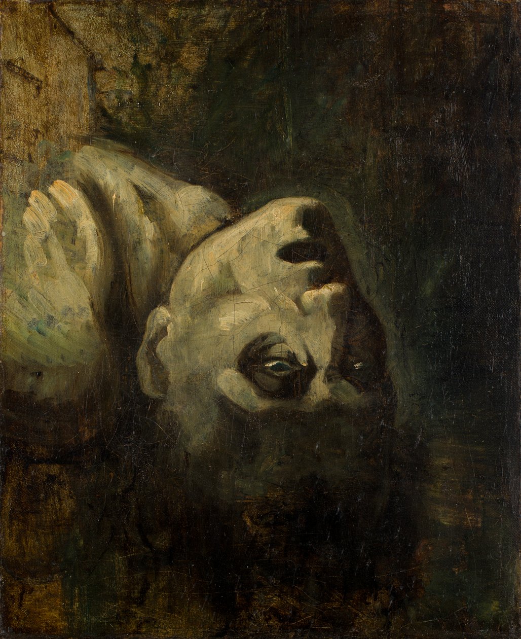 Hukkuneen miehen pää tekijältä circle of Théodore Géricault