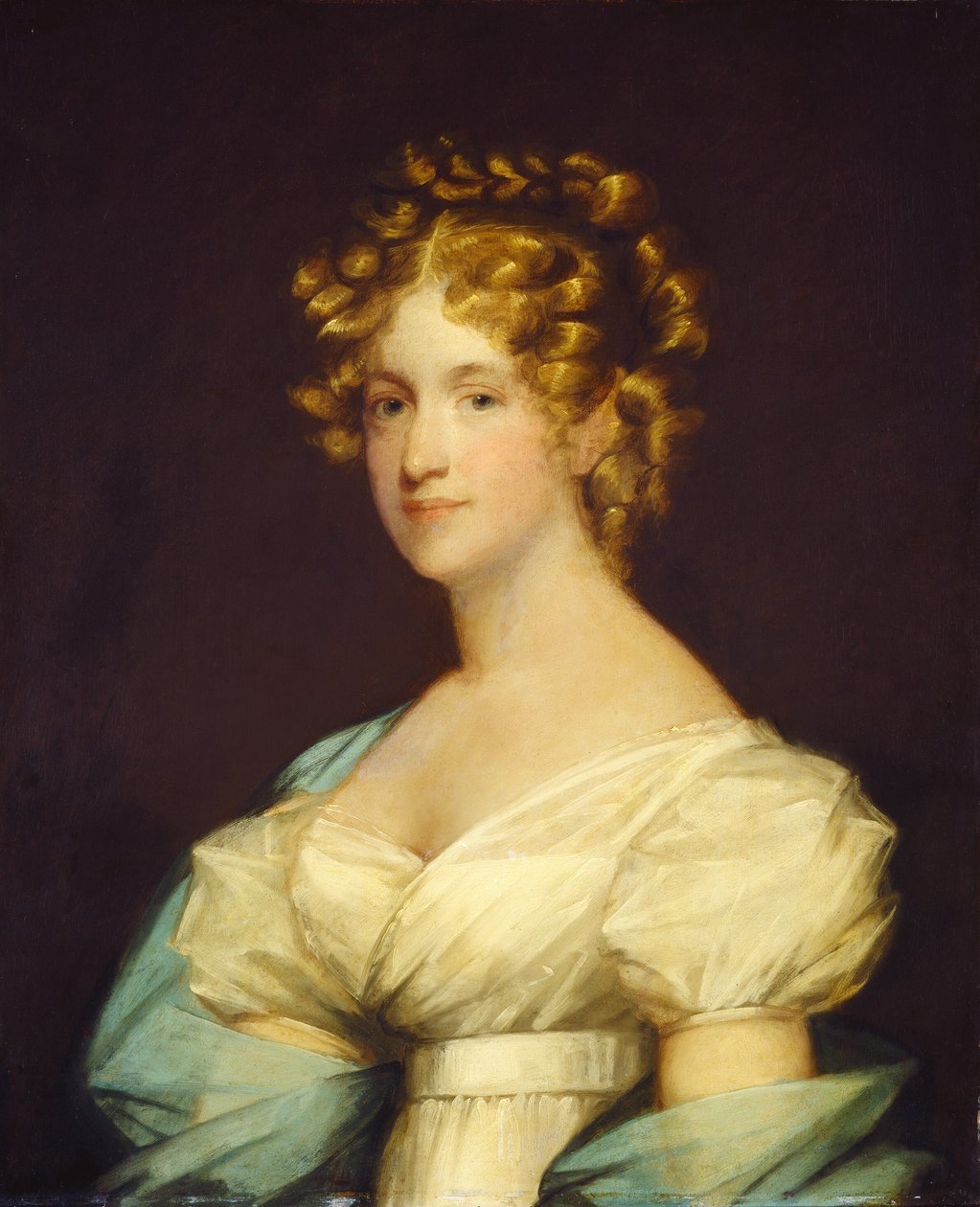 Charlotte Morton Dexter (rouva Andrew Dexter) tekijältä completed by an unknown artist Gilbert Stuart