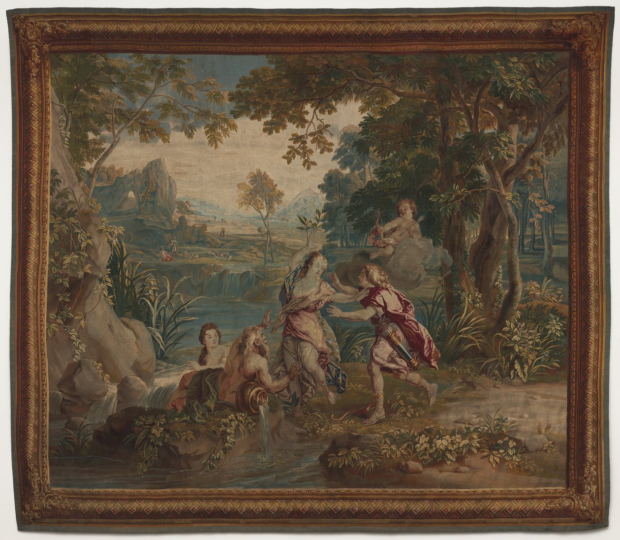 Apollo ja Daphne tekijältä design by Charles de La Fosse; cartoon by Zeger Jacob van Helmont