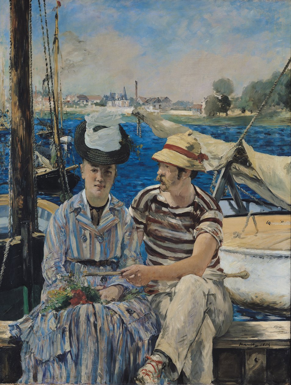 Argenteuil, 1874 tekijältä Édouard Manet