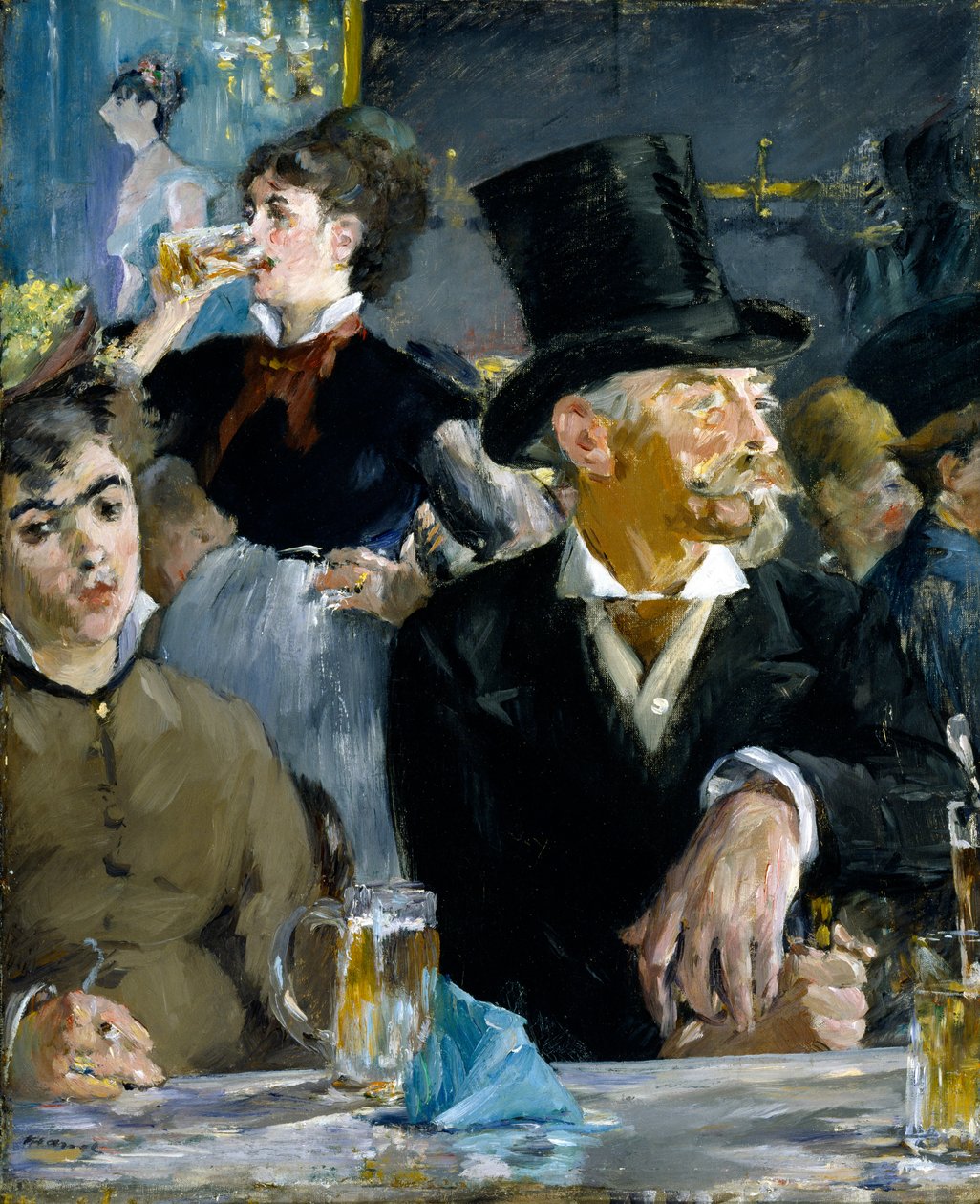 Kahvilassa tekijältä Édouard Manet