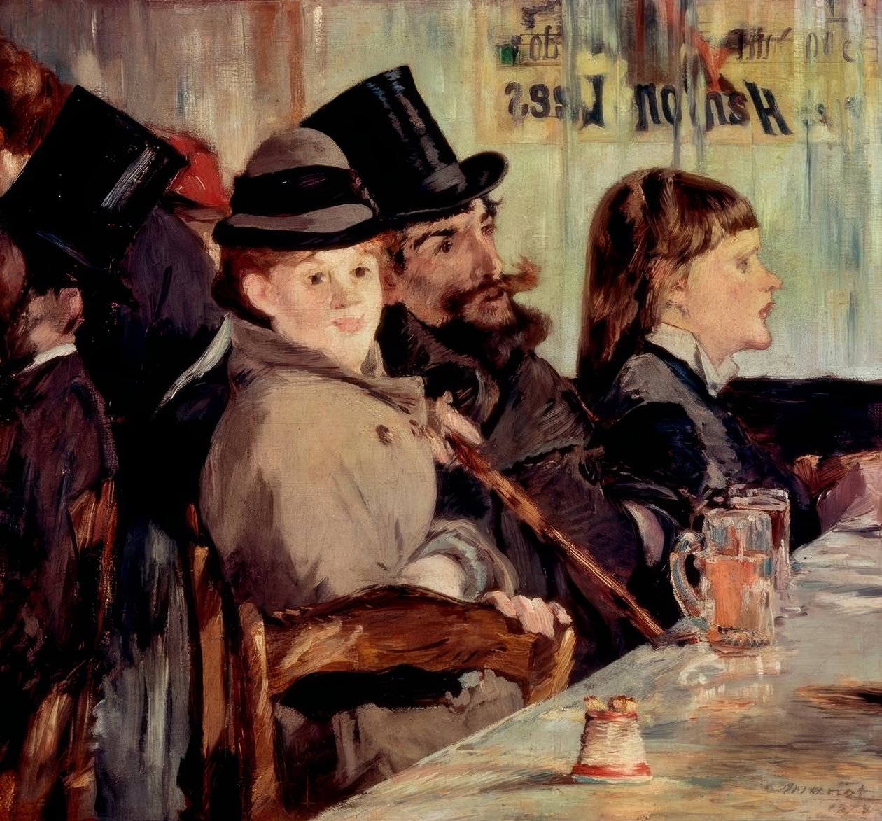 Au kahvila tekijältä Édouard Manet