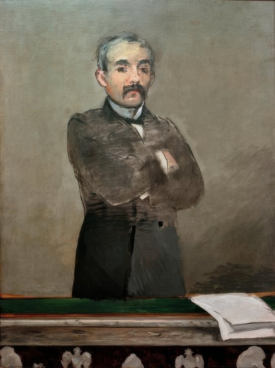 Bildnis Clemenceau tekijältä Édouard Manet