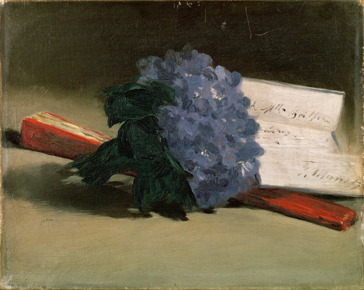 Violettikimppu, 1872 tekijältä Édouard Manet