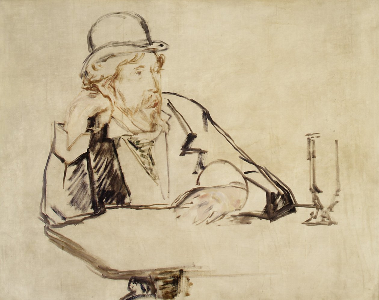 George Moore kahvilassa tekijältä Édouard Manet