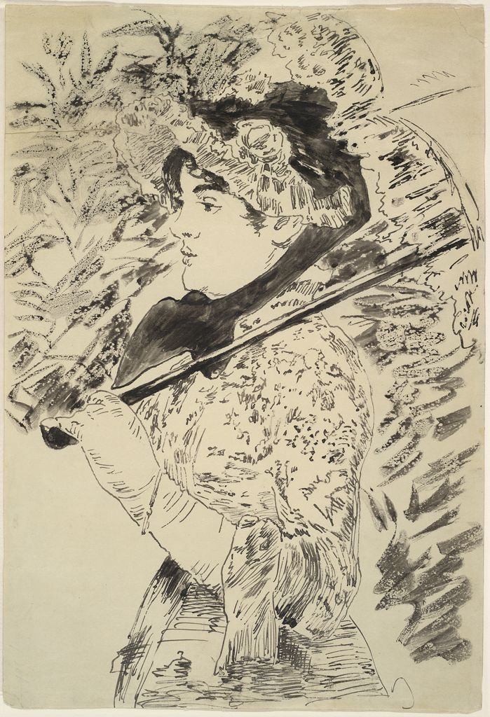 Jeanne tekijältä Édouard Manet