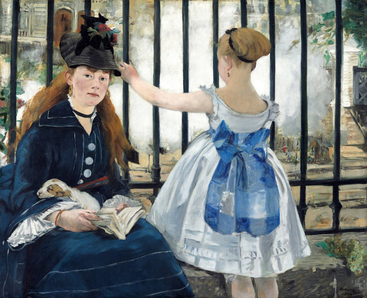 Rautatie tekijältä Édouard Manet