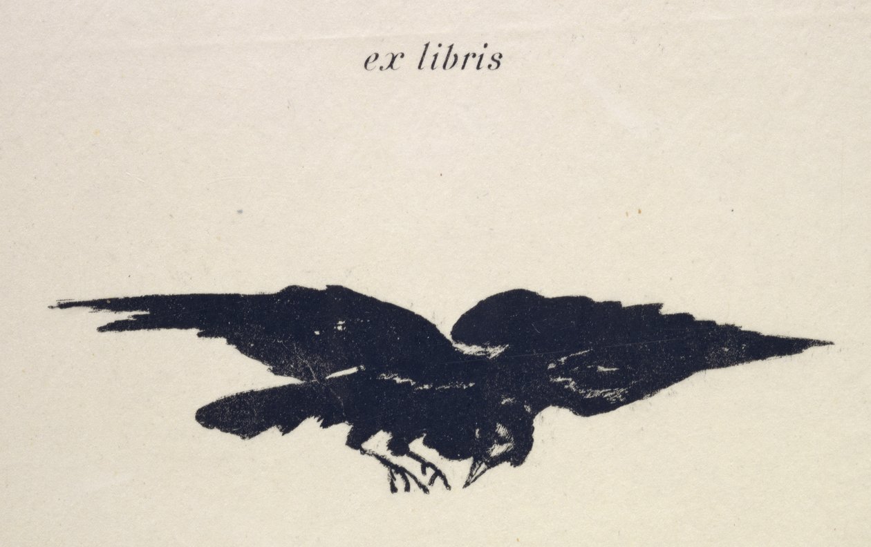 Le Corbeau (korppi), 1875 tekijältä Édouard Manet