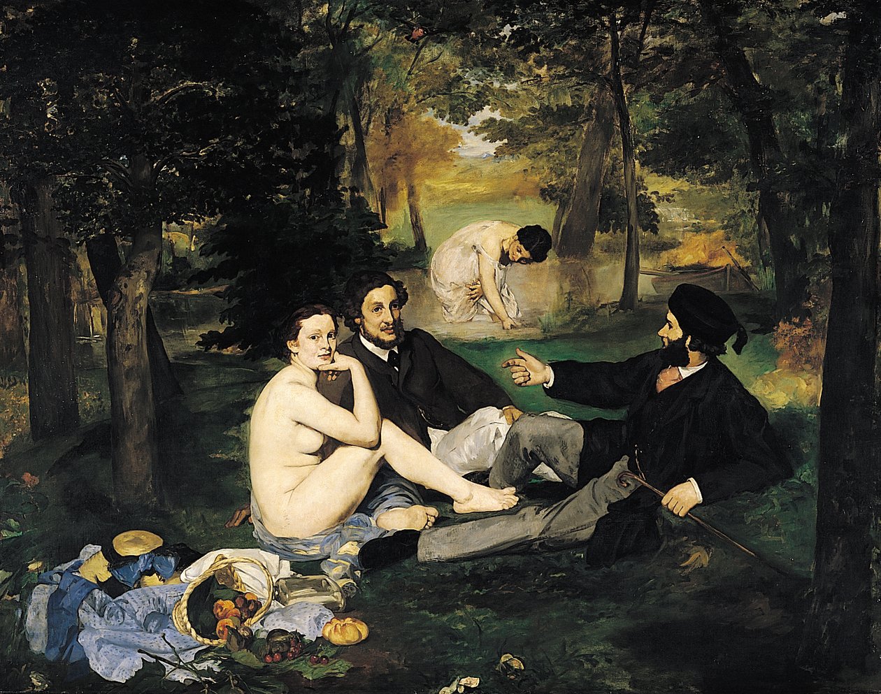 Lounas nurmikolla tekijältä Édouard Manet