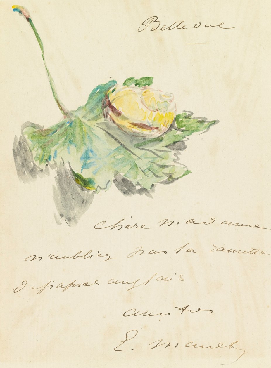 Kirje tekijältä Édouard Manet