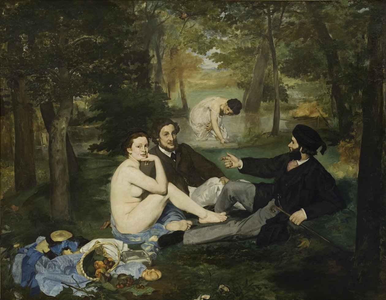 Lounas ruoholla tekijältä Édouard Manet