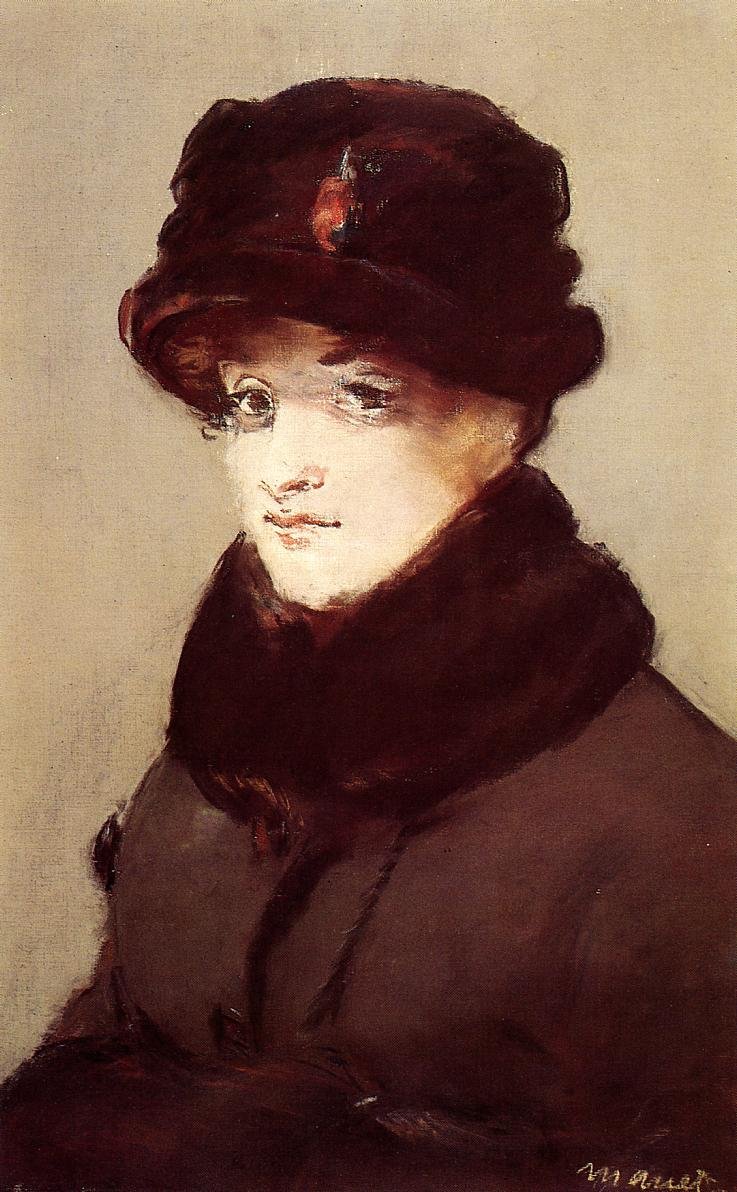 Méry Laurent au chapeau de loutre tekijältä Édouard Manet