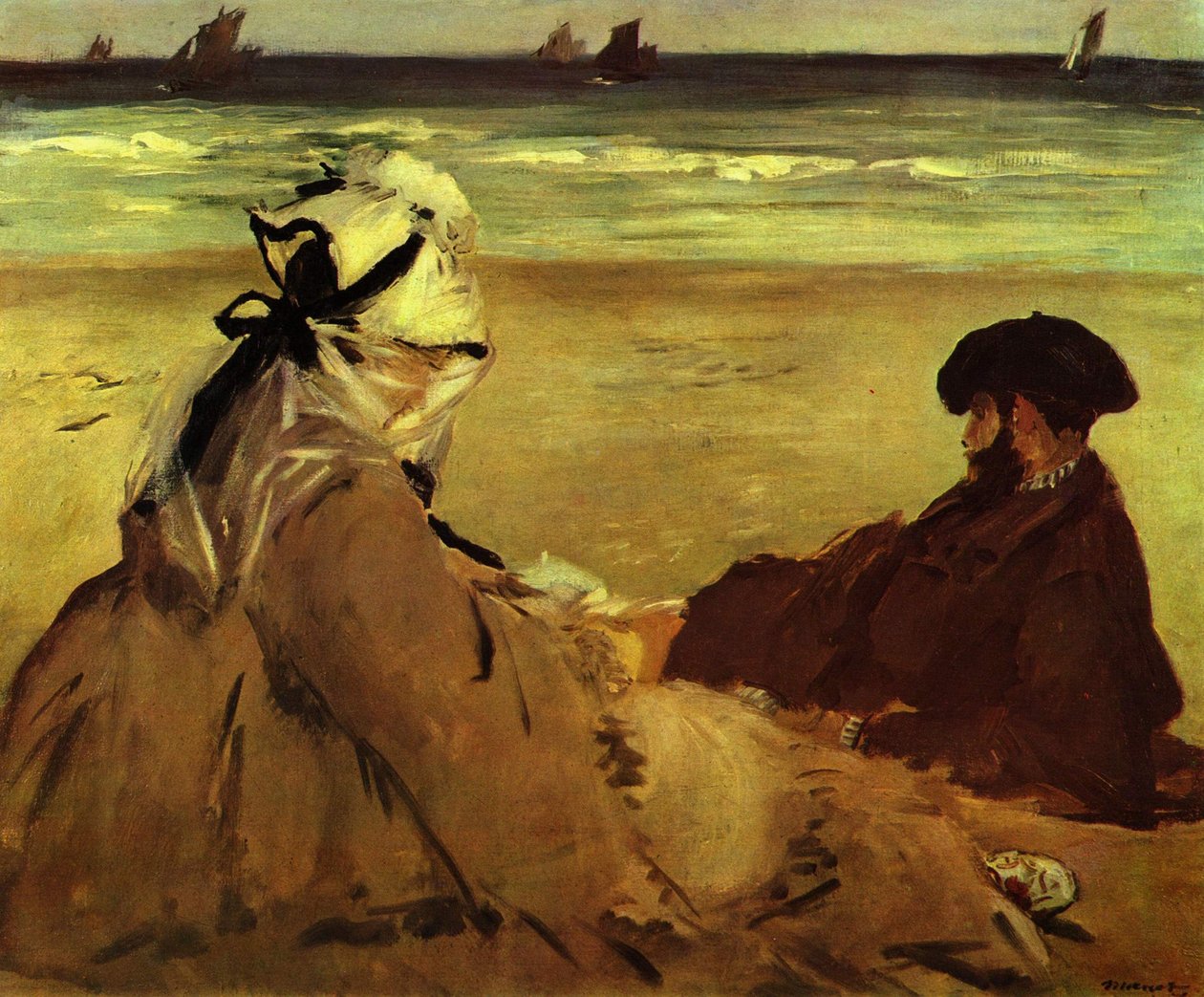 Rannalla tekijältä Édouard Manet