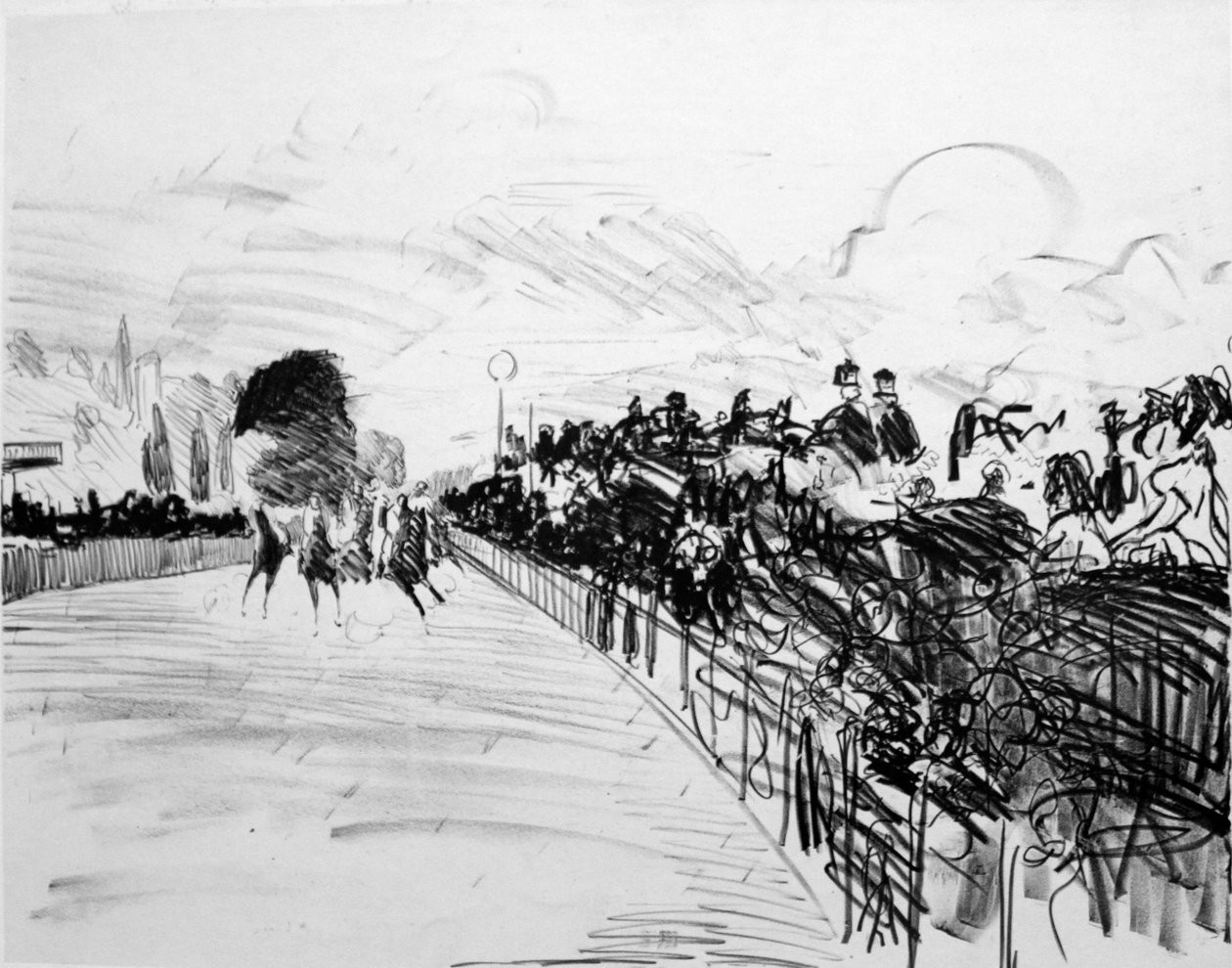 Hevosurheilu tekijältä Édouard Manet