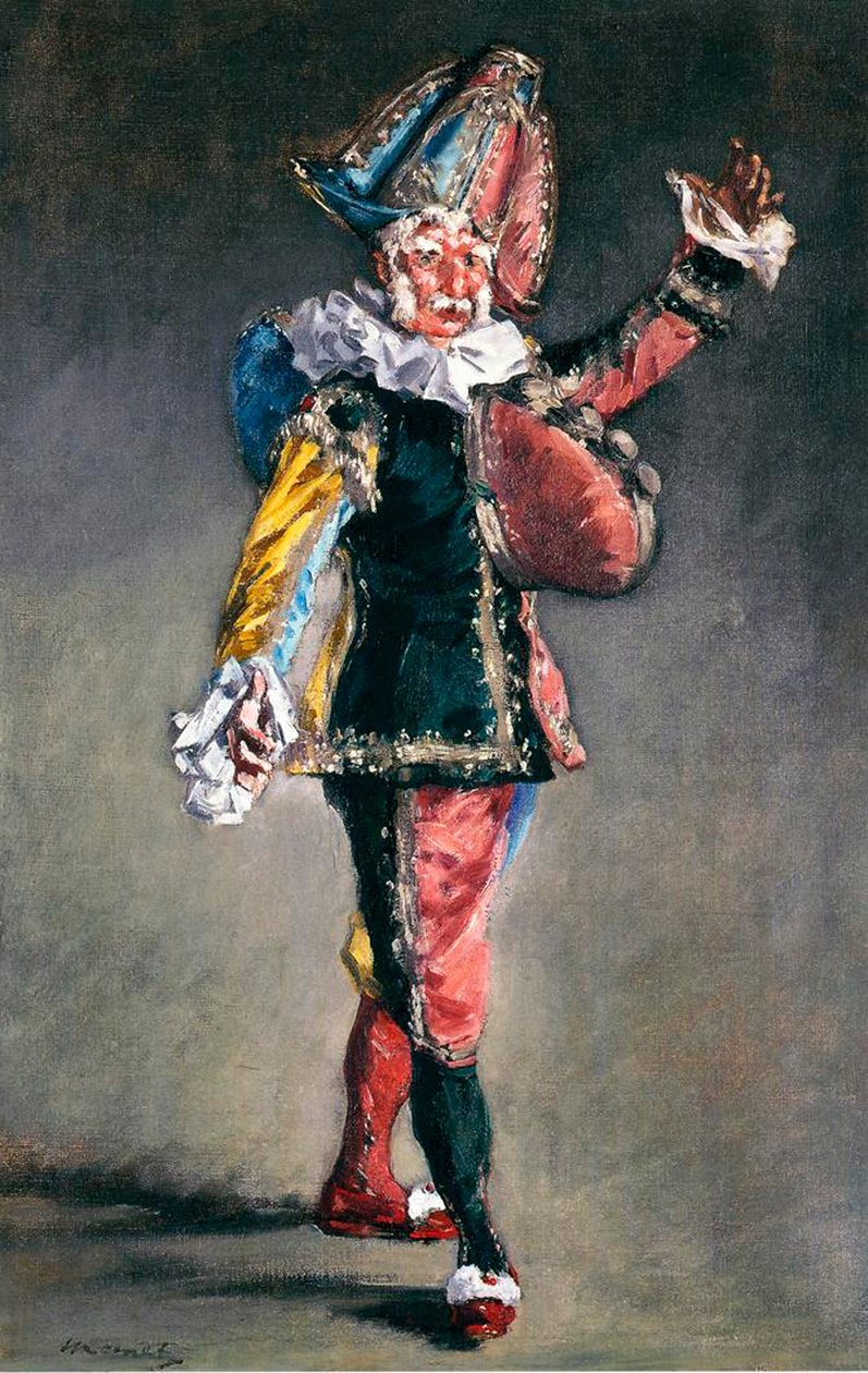 Polichinelle, 1873 tekijältä Édouard Manet