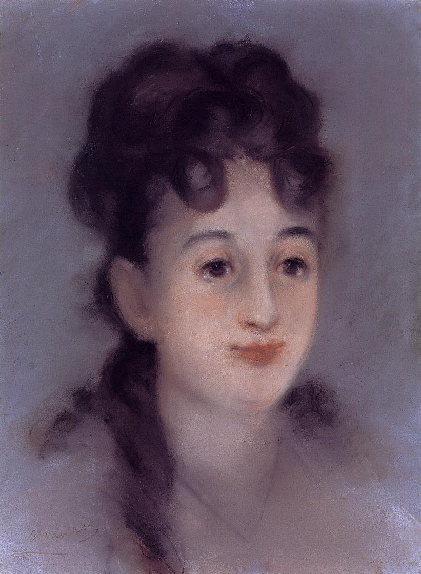 Eva Gonzalèsin muotokuva tekijältä Édouard Manet